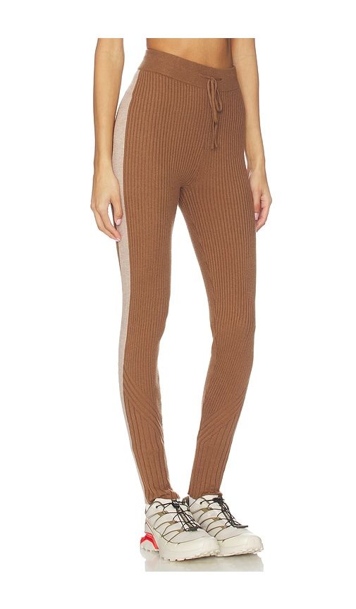 Aiden Knit Legging in Brown. - size L (also in S, XS) - Varley - Modalova