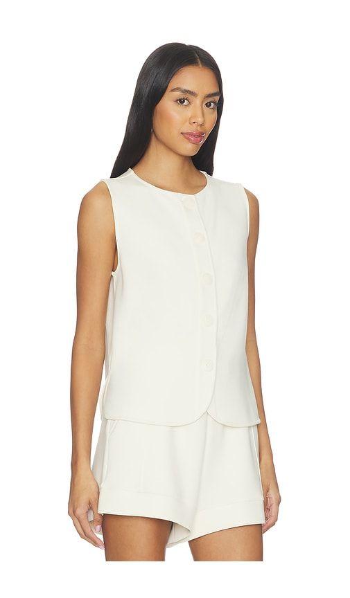 Josie Button Through Tank Top in Cream. - size L (also in M, S, XL) - Varley - Modalova