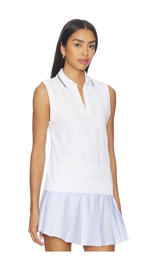 Marit Seamless Polo Top in . - size L (also in S) - Varley - Modalova