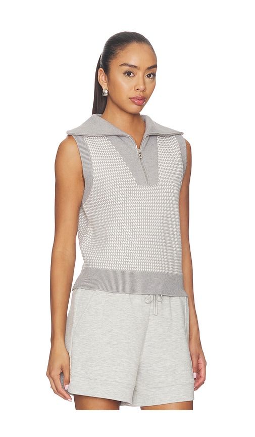 Peterson Half Zip Knit Top in Grey. - size L (also in M, S, XL, XS) - Varley - Modalova