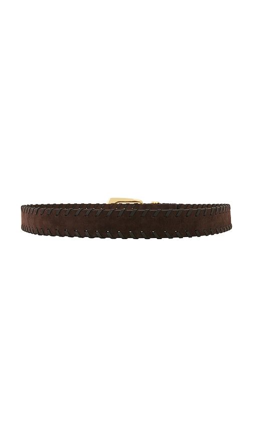 Whipstitch Arch Belt in Brown. - size L (also in M, S) - Veronica Beard - Modalova