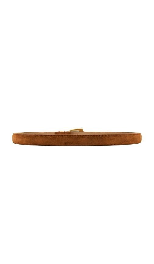 Small Suede Arch Belt in Brown. - size L (also in M, S, XS) - Veronica Beard - Modalova