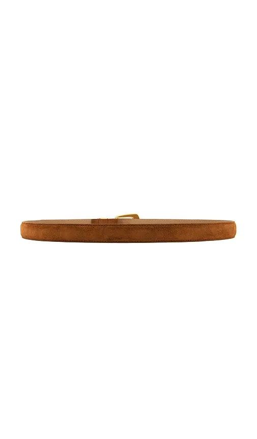 Small Suede Arch Belt in Brown. - size L (also in M) - Veronica Beard - Modalova