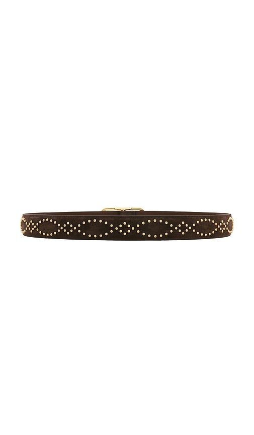 Studded Loop Belt in Brown. - size L (also in M, S, XS) - Veronica Beard - Modalova