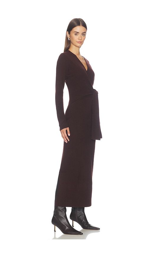Salomez Knit Dress in Chocolate. - size M (also in XS) - Veronica Beard - Modalova