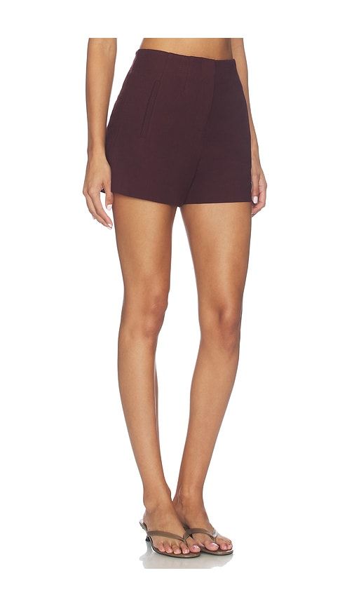 Jazmin Short in Peach. - size 0 (also in 00, 10, 2, 4, 8) - Veronica Beard - Modalova