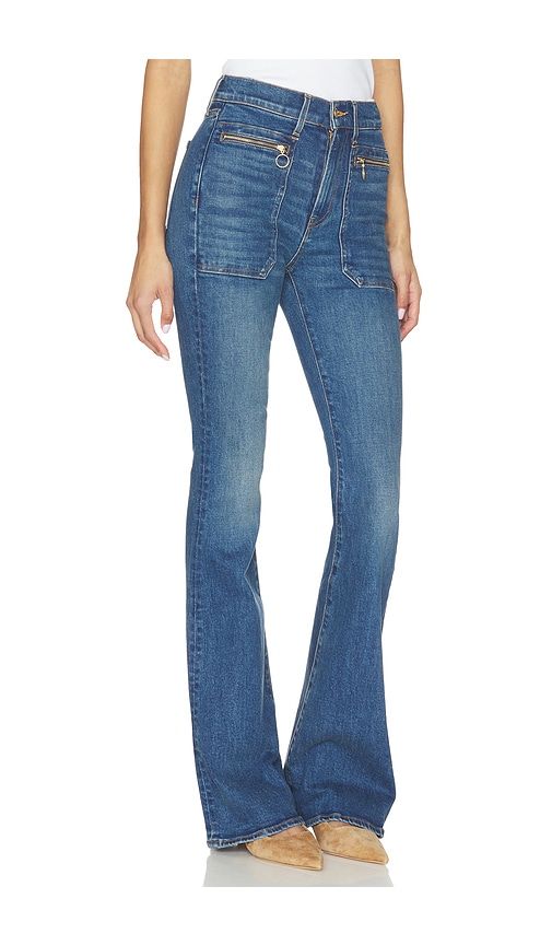 Beverly Skinny Flare Jeans in Blue. - size 26 (also in 28, 32) - Veronica Beard - Modalova