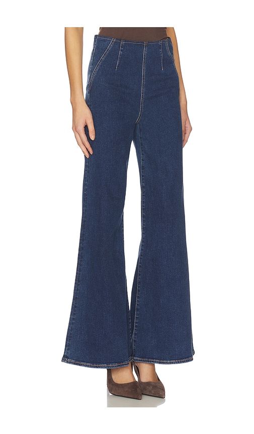 Joplin Off-duty High Rise Wide Leg in Blue. - size M (also in XS) - Veronica Beard - Modalova