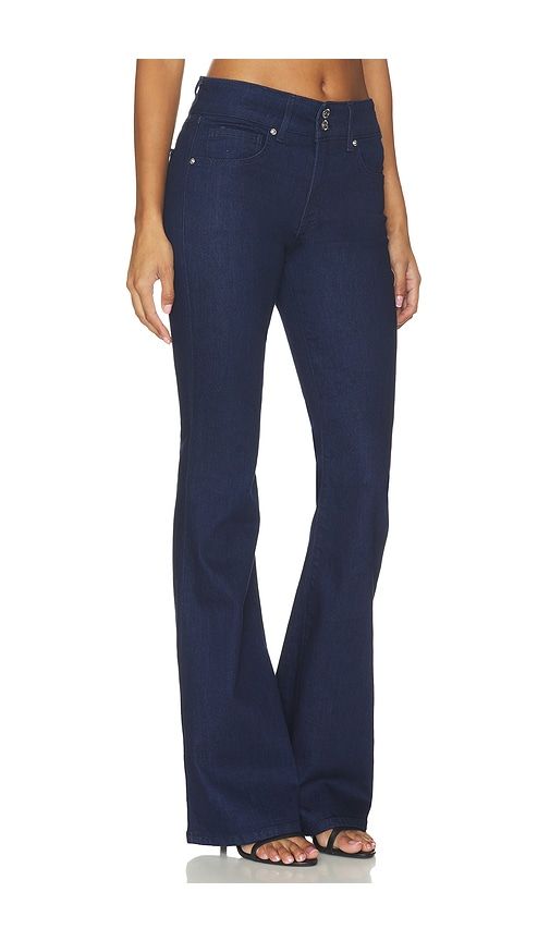Beverly Mid Rise Skinny Flare Jeans in Blue. - size 24 (also in 25, 27, 28, 30) - Veronica Beard - Modalova