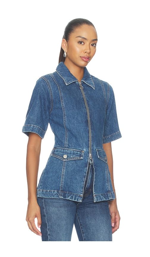 Sully Jacket in Blue. - size L (also in M, S, XS) - Veronica Beard - Modalova