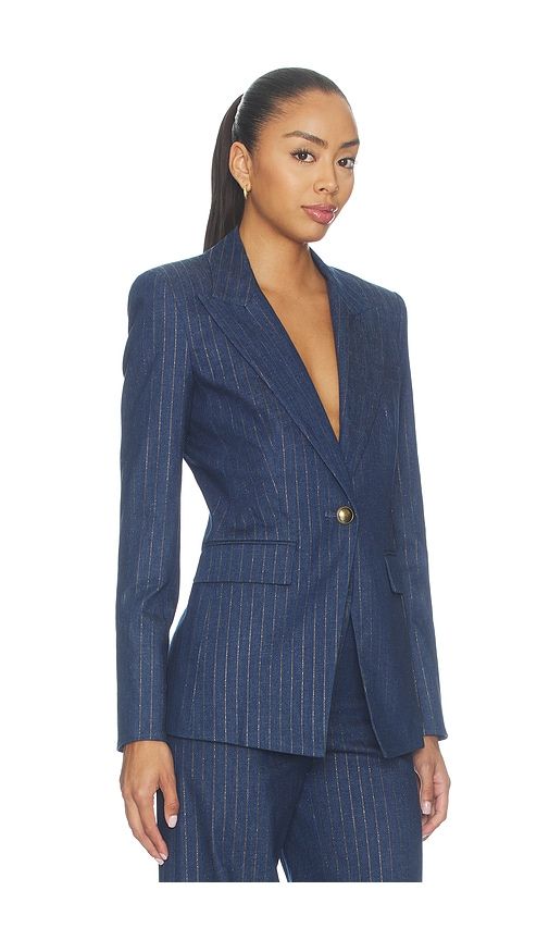 Naira Dickey Jacket in Navy. - size 0 (also in 00, 10, 2, 4, 6, 8) - Veronica Beard - Modalova