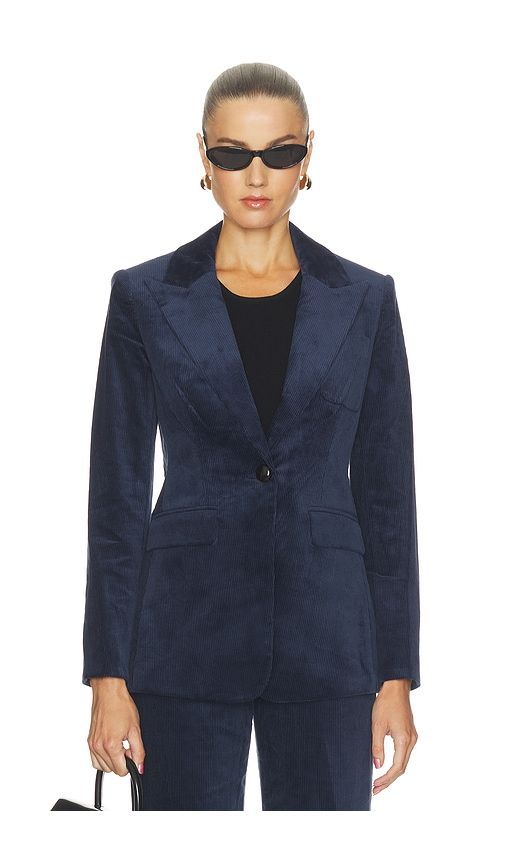 Livvy Dickey Jacket in Navy. - size 00 (also in 0, 2, 6, 8) - Veronica Beard - Modalova