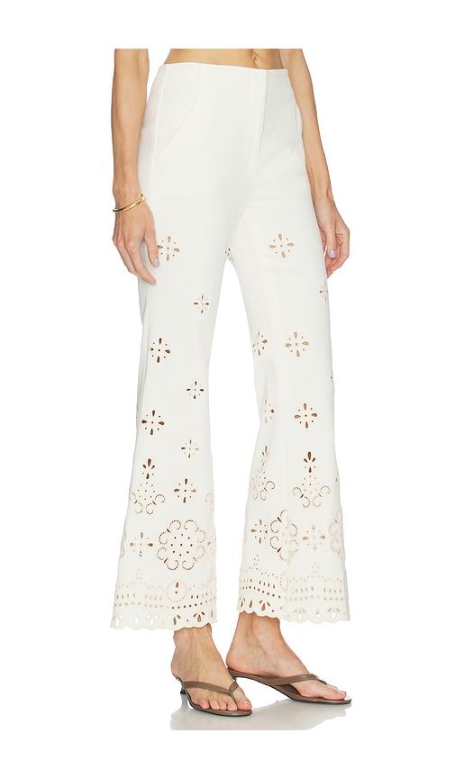 Komi Pant in White. - size 00 (also in 2) - Veronica Beard - Modalova