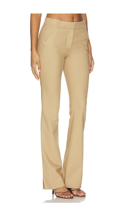 Corbette Pant in Tan. - size 0 (also in 2, 4, 8) - Veronica Beard - Modalova