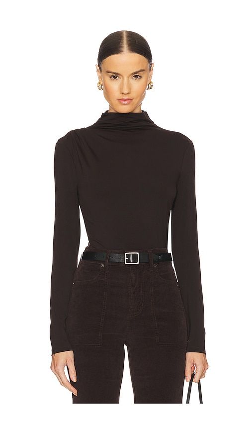 Mylie Top in Chocolate. - size M (also in S) - Veronica Beard - Modalova