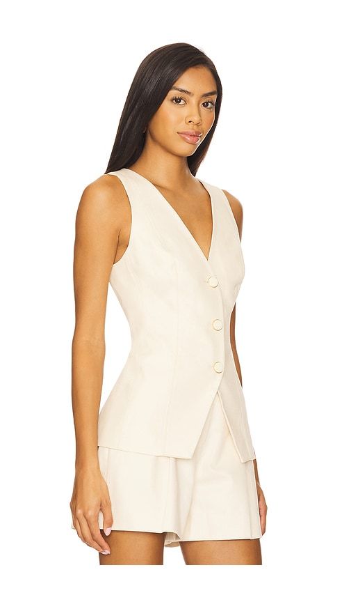 Avalina Vest in Neutral. - size 2 (also in 6) - Veronica Beard - Modalova
