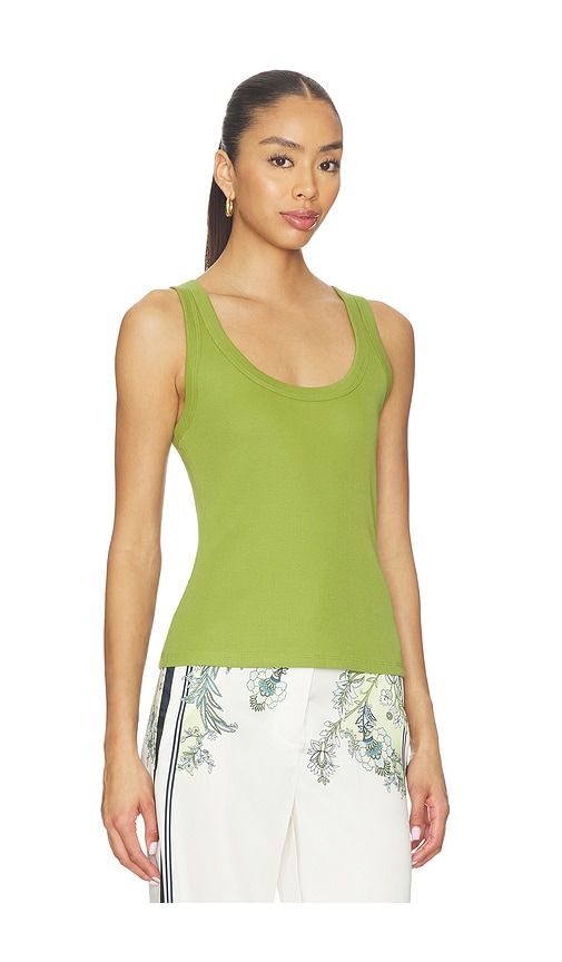 Birke Tank Top in Green. - size L (also in M, S, XS) - Veronica Beard - Modalova