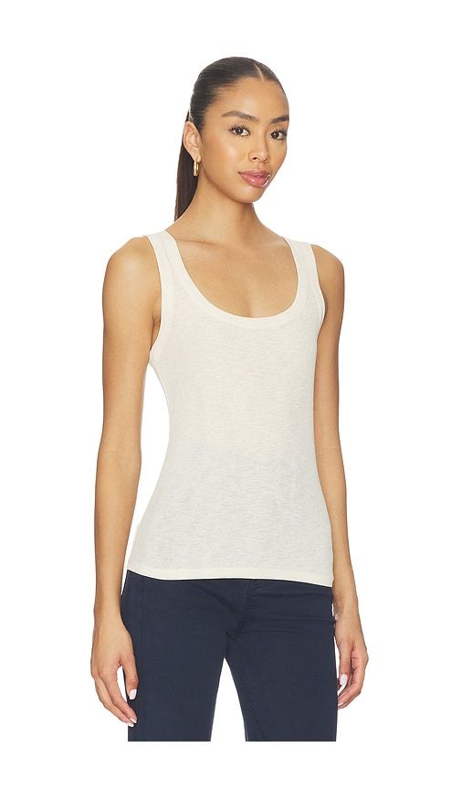 Belvedere Tank Top in Cream. - size M (also in S) - Veronica Beard - Modalova
