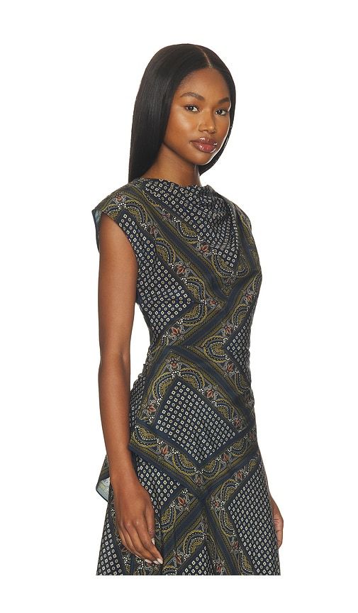 Yvonne Top in Navy. - size 0 (also in 00, 10, 2, 4, 6, 8) - Veronica Beard - Modalova