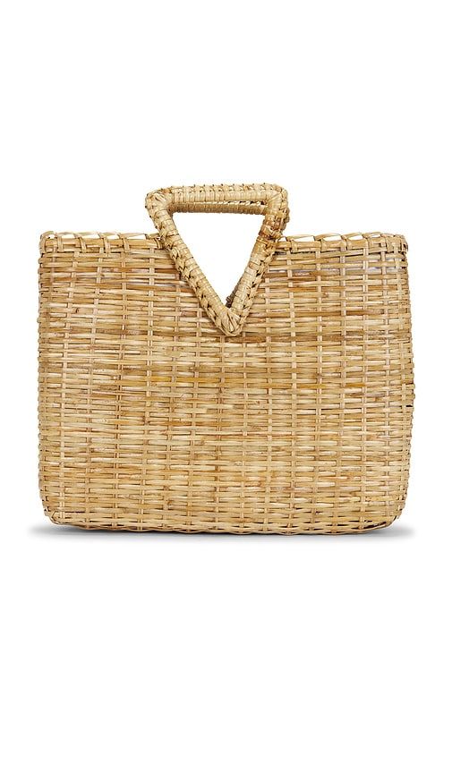 Bamboo Vesper Tote Bag in Neutral - Veronica Beard - Modalova