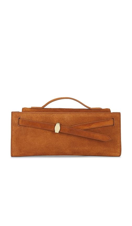 Suede Dash Clutch in Brown - Veronica Beard - Modalova