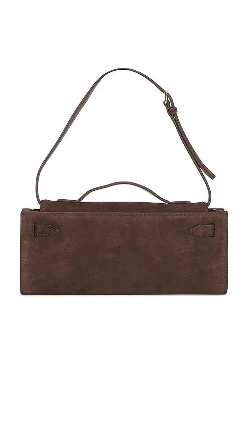 Suede Dash Clutch in Brown - Veronica Beard - Modalova
