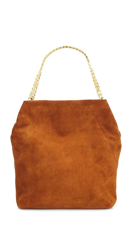 Small Suede Slouch Shoulder Bag in Brown - Veronica Beard - Modalova