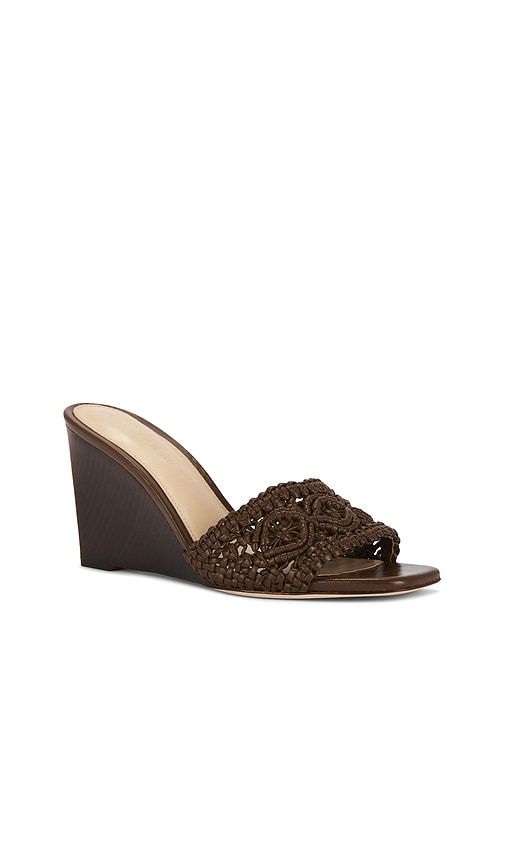 Ellen Macrame Sandal in Brown. - size 6 (also in 6.5, 7.5, 8.5, 9) - Veronica Beard - Modalova