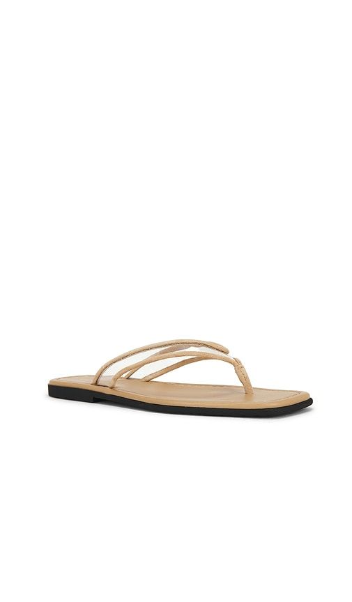 Clea Piping Sandal in Beige. - size 7 (also in 8, 9) - Veronica Beard - Modalova