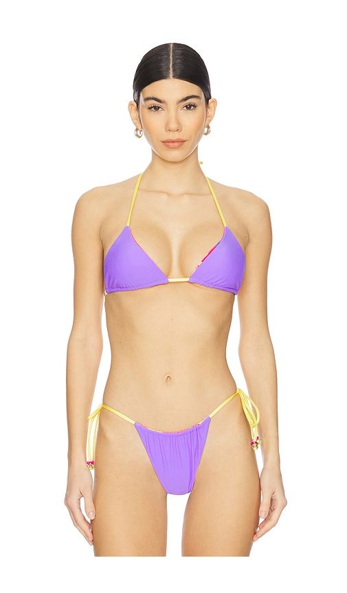 Blair Reversible Bikini Top in Fuchsia. - size S (also in XS) - VDM - Modalova