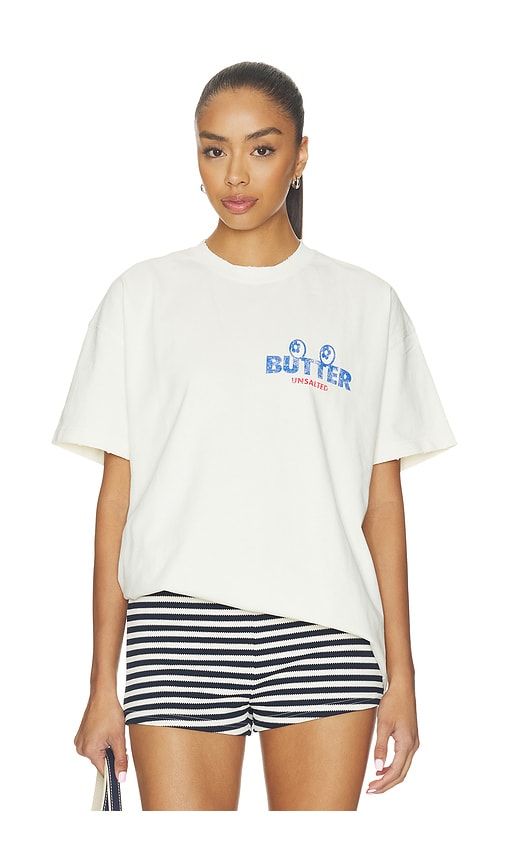 Butter Eye Logo Tee in Yellow. - size L (also in M, S, XL/1X, XS) - VANDYTHEPINK - Modalova
