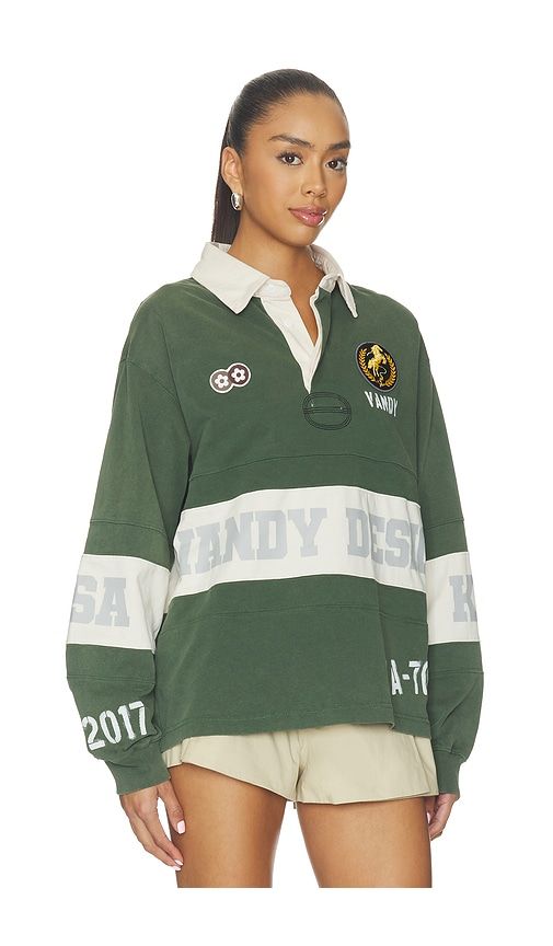 Washed Long Sleeve Rugby in . - size L (also in M, S, XL/1X) - VANDYTHEPINK - Modalova