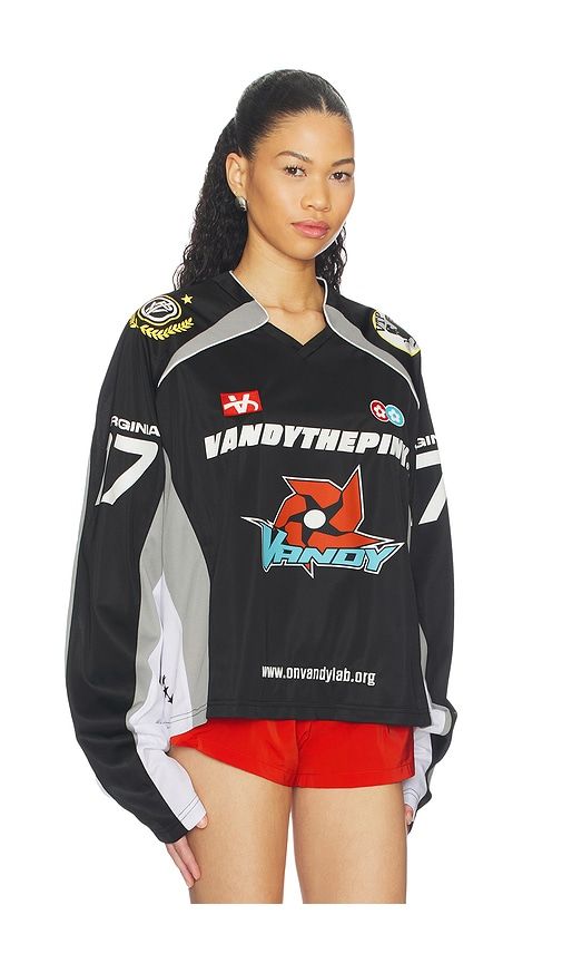 Moto Jersey in . - size L (also in M, S, XL/1X) - VANDYTHEPINK - Modalova