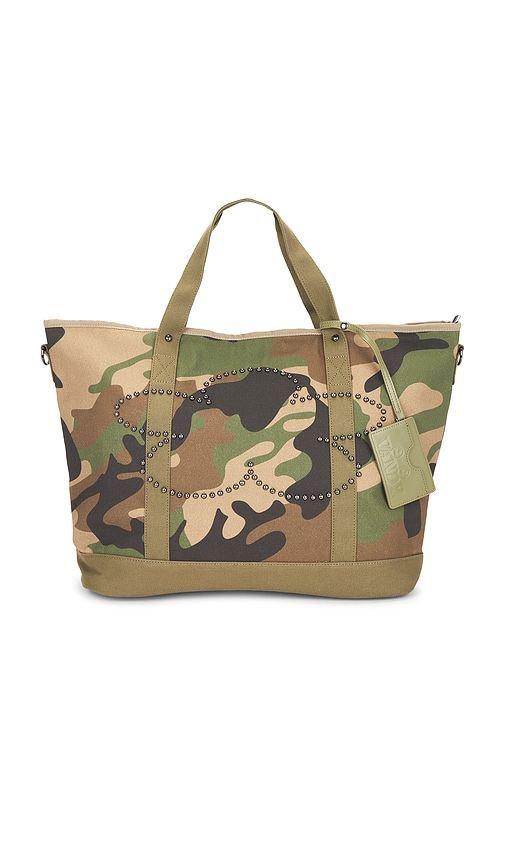 Studded Flower Tote Bag in Green - VANDYTHEPINK - Modalova