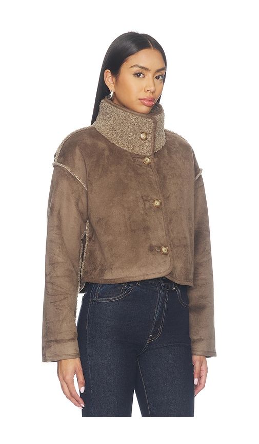 Esme Jacket in Brown. - size L (also in M, S) - Velvet by Graham & Spencer - Modalova