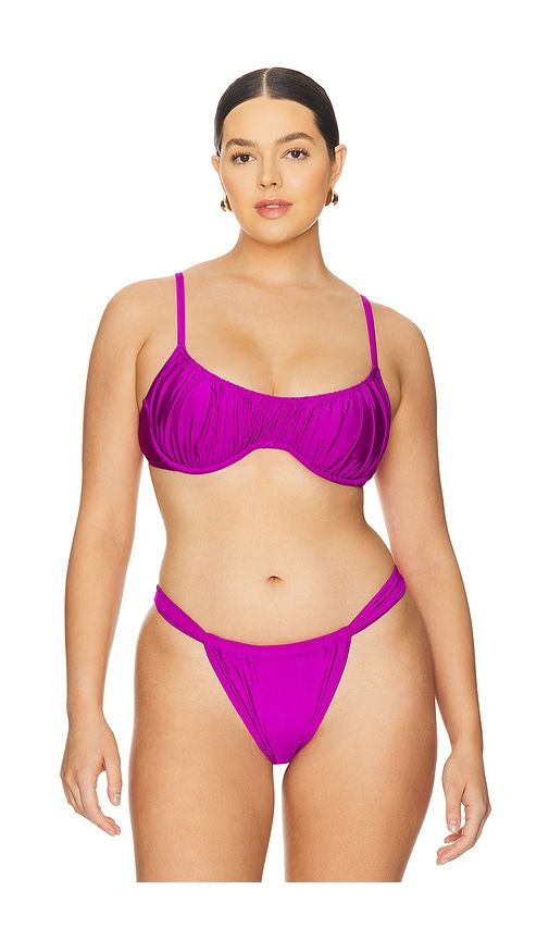 Nev Bikini Top in Purple. - size S (also in XS) - villa fresca - Modalova