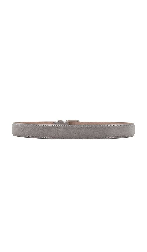 Mm Alex Stitched Suede Belt in Grey. - size 36 (also in 38) - Vince - Modalova