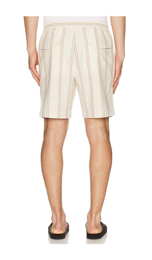 Cove Stripe Short in Cream. - size M (also in S) - Vince - Modalova