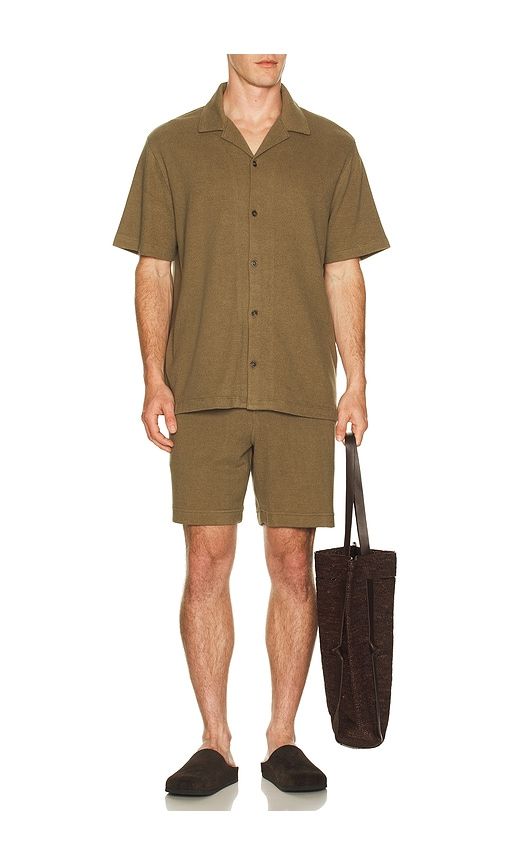 Boucle Elastic Waist Short in . Size M. Also in S, XXL/2X - Vince - Modalova