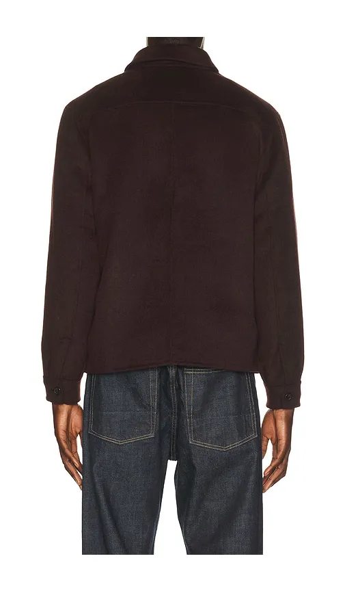 Splittable Jacket in Chocolate. - size L (also in S, XL/1X, XXL/2X) - Vince - Modalova