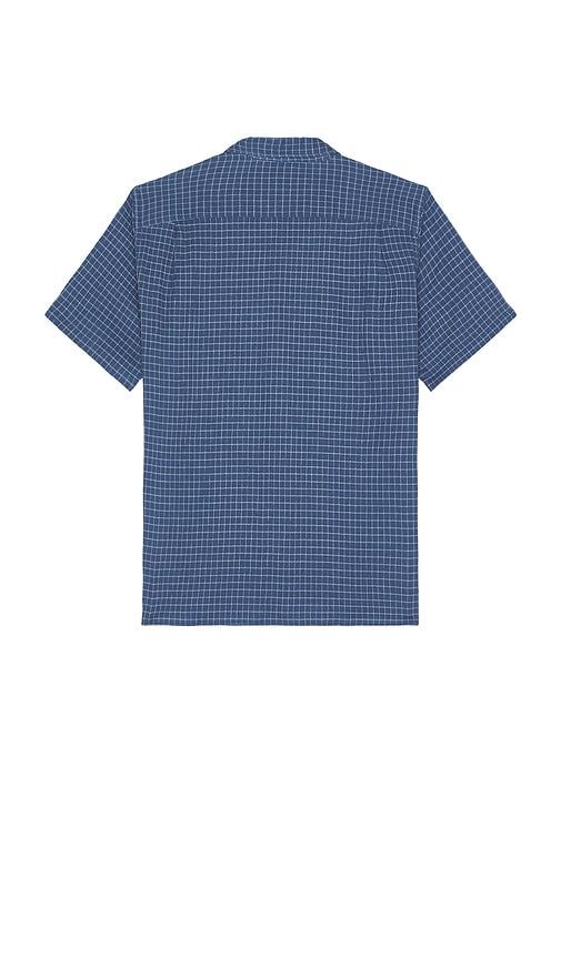 Provence Plaid Collar Shirt in Blue. - size L (also in XL/1X) - Vince - Modalova
