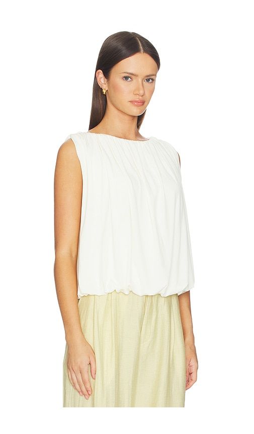 Bubble Top in Ivory. - size L (also in XL) - Vince - Modalova