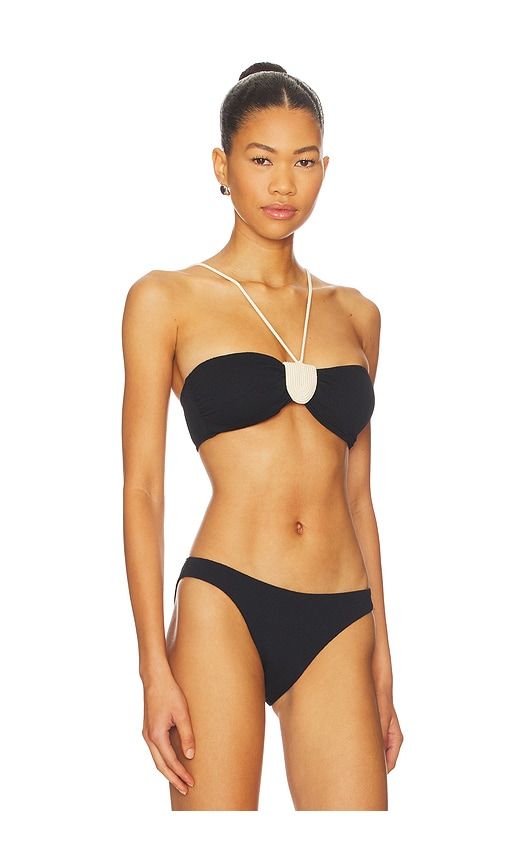 Yara Bandeau Bikini Top in Black. - size L (also in M, XL) - Vix Swimwear - Modalova