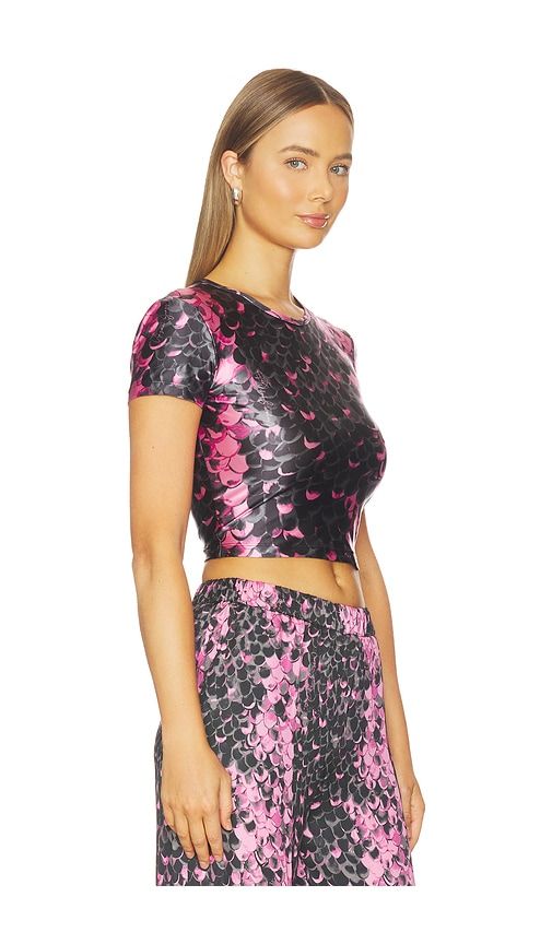 Reptile Scale Top in Black,Pink. - size S (also in XS) - Versace Jeans Couture - Modalova