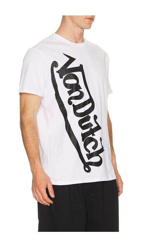 Vertical Logo Tee in White. - size L (also in M, S) - Von Dutch - Modalova