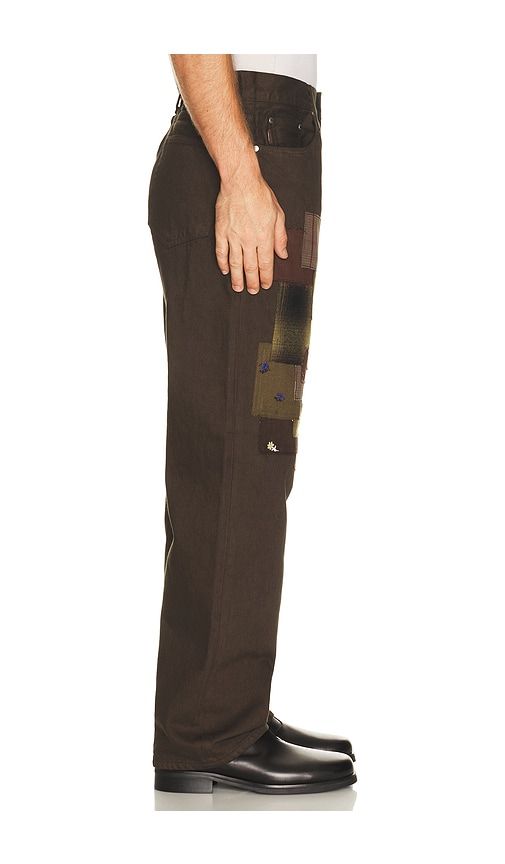 Straight Denim Jeans in Brown. - size 30 (also in 32, 34, 36) - vowels - Modalova