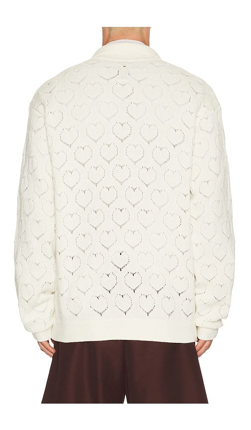 Eyelet Knitted Zip Up in White. - size 1 (also in 3, 4) - vowels - Modalova