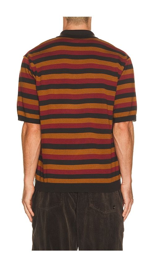Long Sleeve Knitted Stripe Polo in . - size 2 (also in 3) - vowels - Modalova