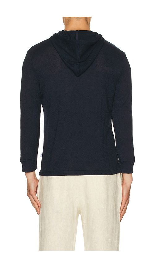 Boucle Jersey Hoodie in Blue. - size L (also in XXL/2X) - Vintage Summer - Modalova