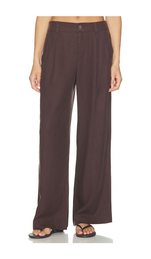 Trestles Twill Wide Leg Pant in Brown. - size M (also in S, XL, XS) - Vuori - Modalova